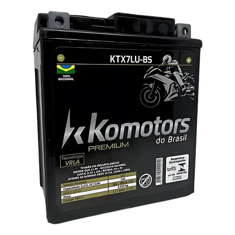 Bateria Komotors Premium 12V 7Ah