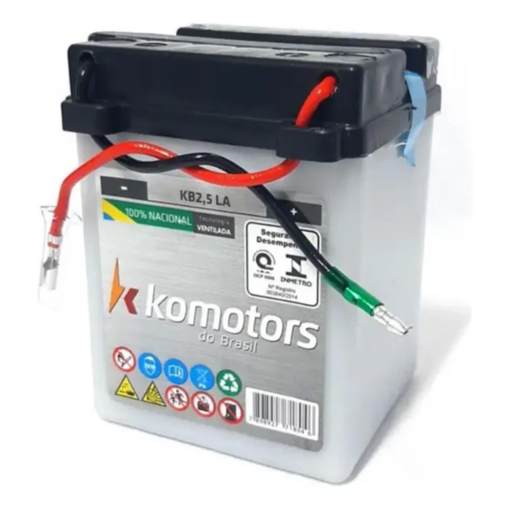 Bateria Komotos Kb2,5La Cg/Tdy S/ Solucão