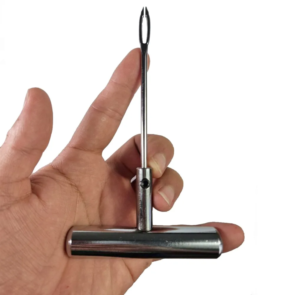 Ferramenta Agulha Reparo de Pneu Moto Carro Cabo Metálico