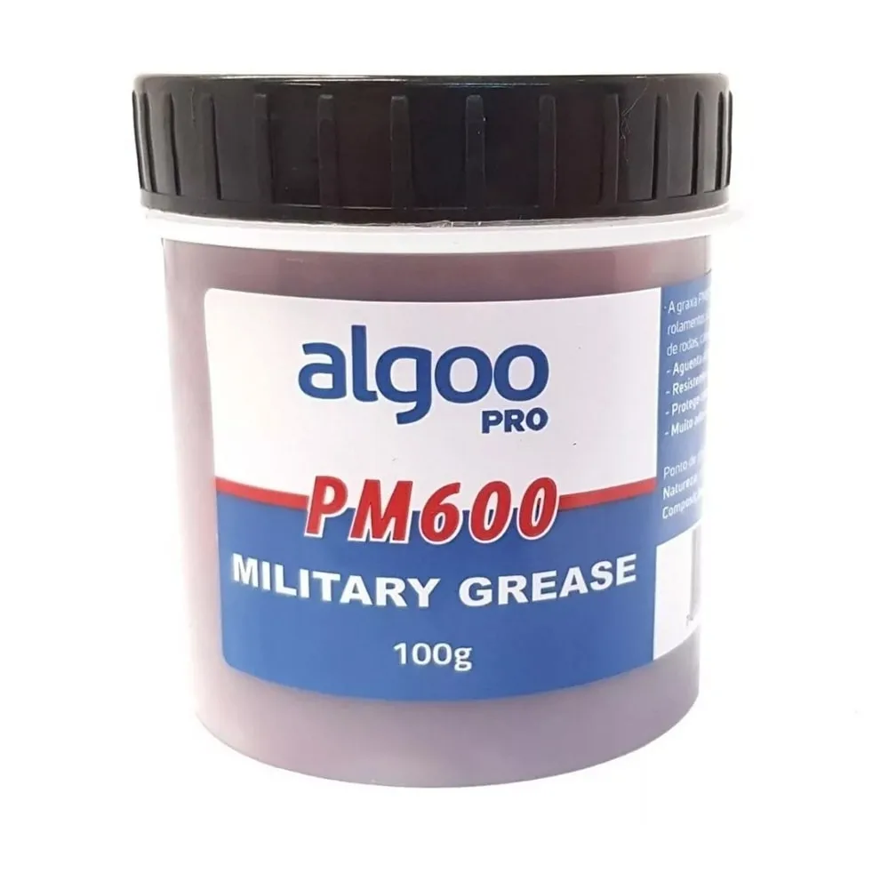 Graxa Rolamento Bike Pm600 Military Grease 100 Gramas Algoo