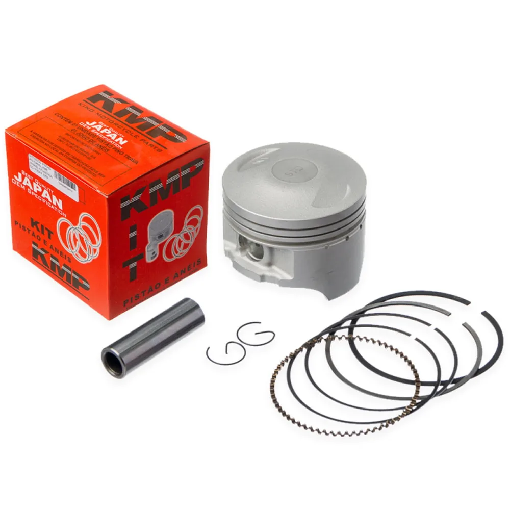 Kit Pistão e Anéis Yamaha Crypton Std Completo