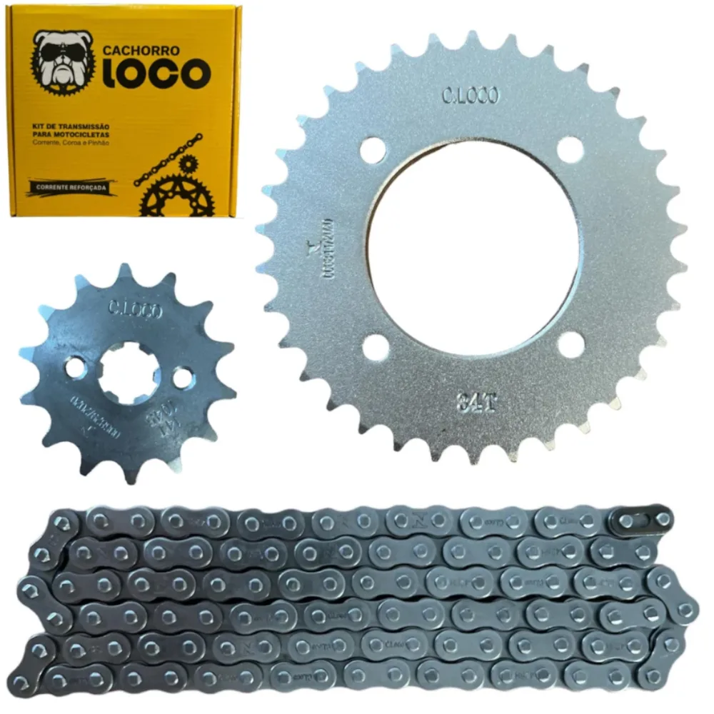 Kit Relação Cachorro Loco Biz 125