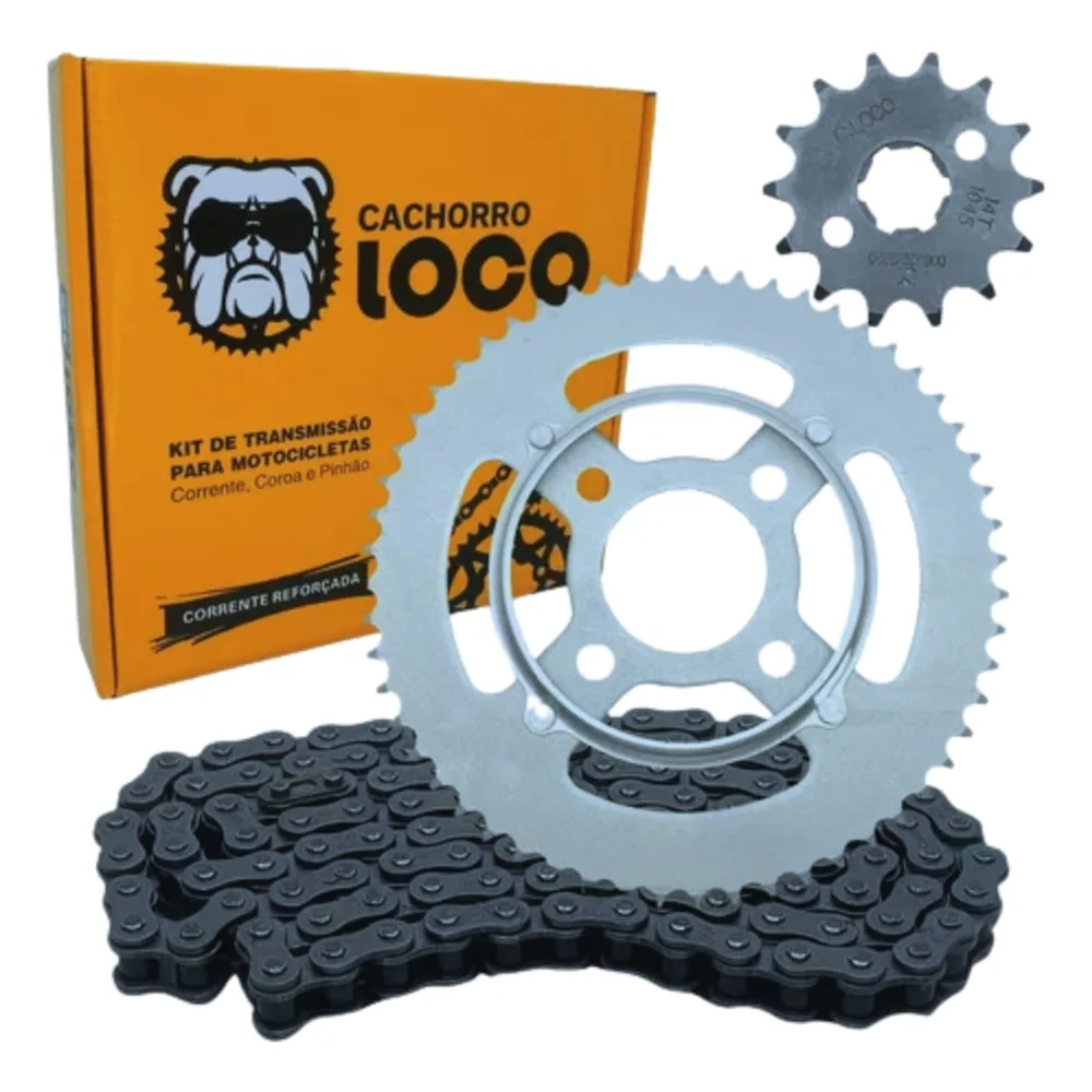 Kit Relacao Cachorro Loco Xls 125 (428Hx124L,56T/14T )
