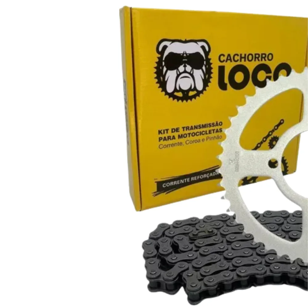 Kit Relacao Cachorro Loco Ybr 125 2000-02 (428Hx118L,43T/14T)