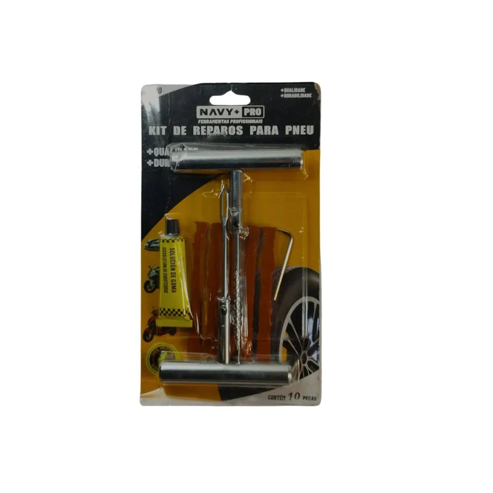 Kit Reparo Navy Pro Profissional para Pneu de Carro