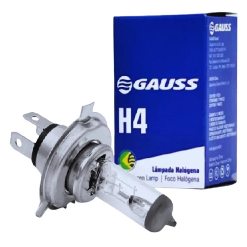 Lampada Farol Gauss H4 12V 35W