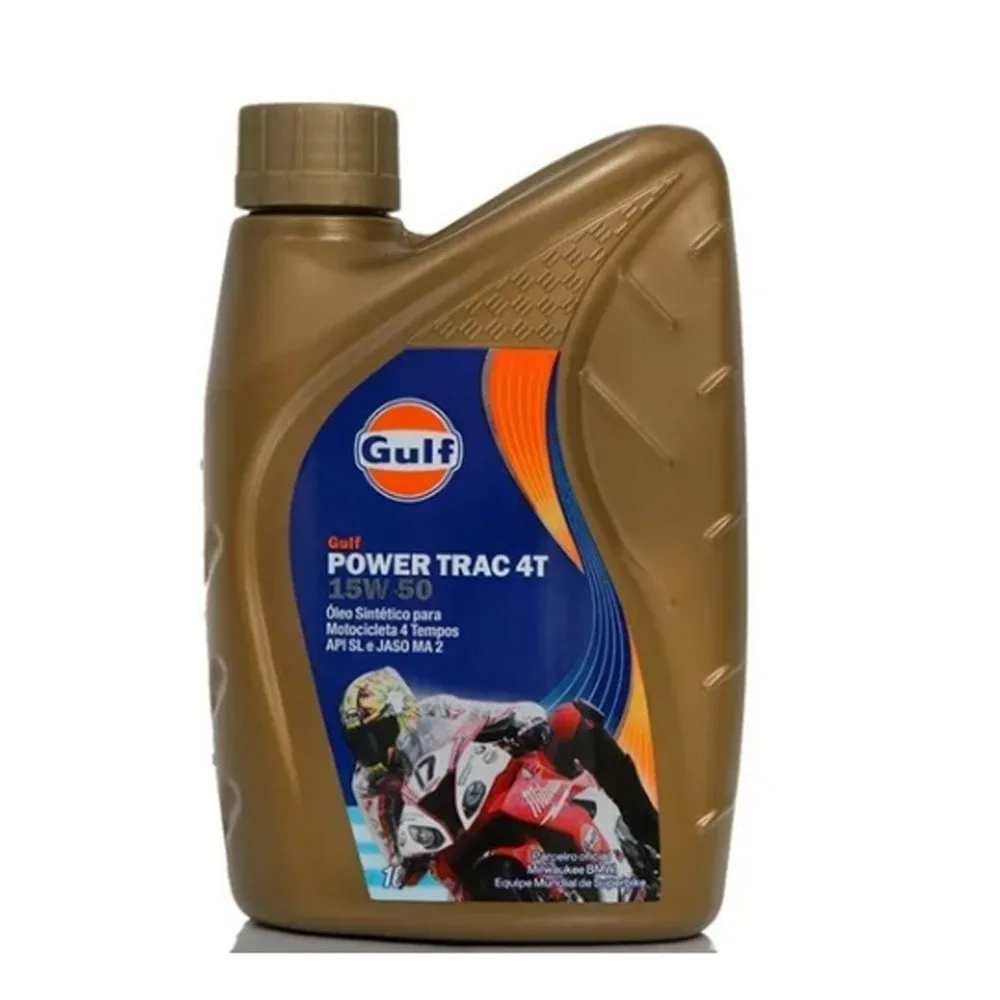 Óleo Gulf 15w50 Power Trac 100% Sintético Motos Premium 4t