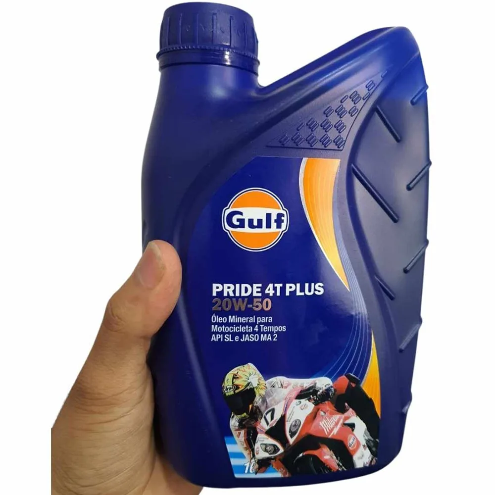 Óleo Gulf Pride 4T Plus 20w50 Mineral Motor Moto Quadriciclo