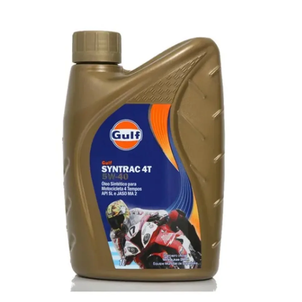 Óleo Moto Gulf Syntrac 4T 5W-40 Bmw Kawasaki Suzuki Yamaha