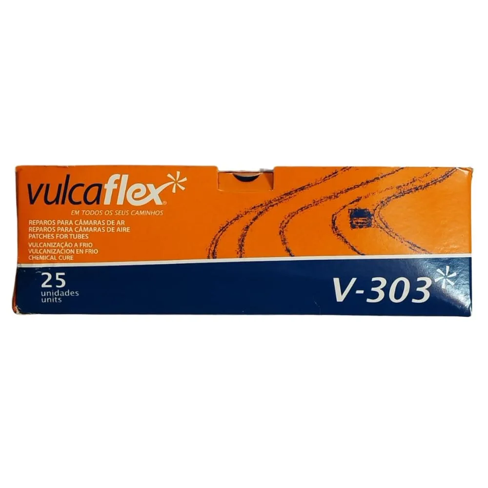 Remendo Estrela Vulcaflex Black V-303 ( Caixa Com 25 Unidades )