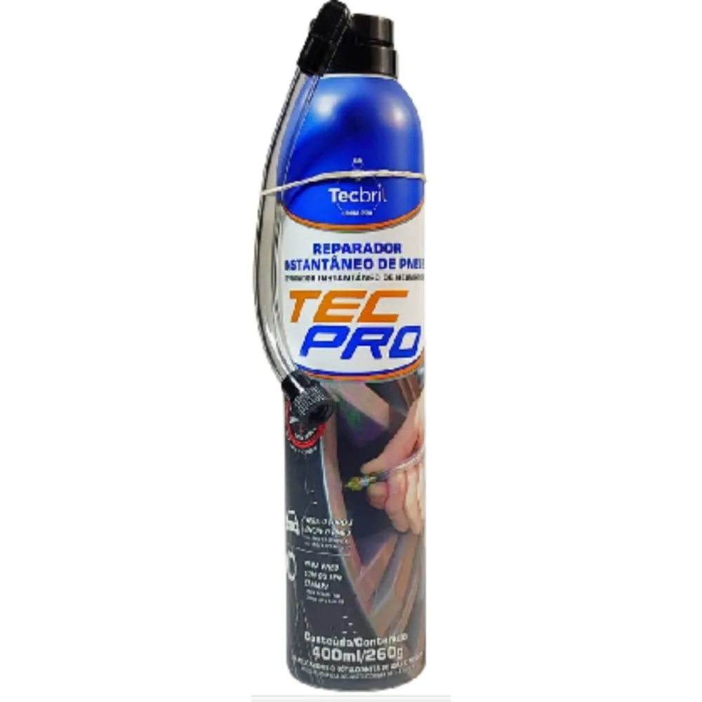 Reparador De Pneus Tecbril 400Ml/260G